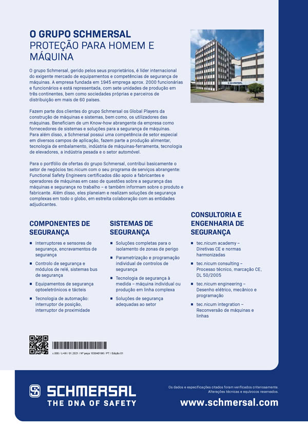 Caixas de Aço Inoxidável IP69K Schmersal