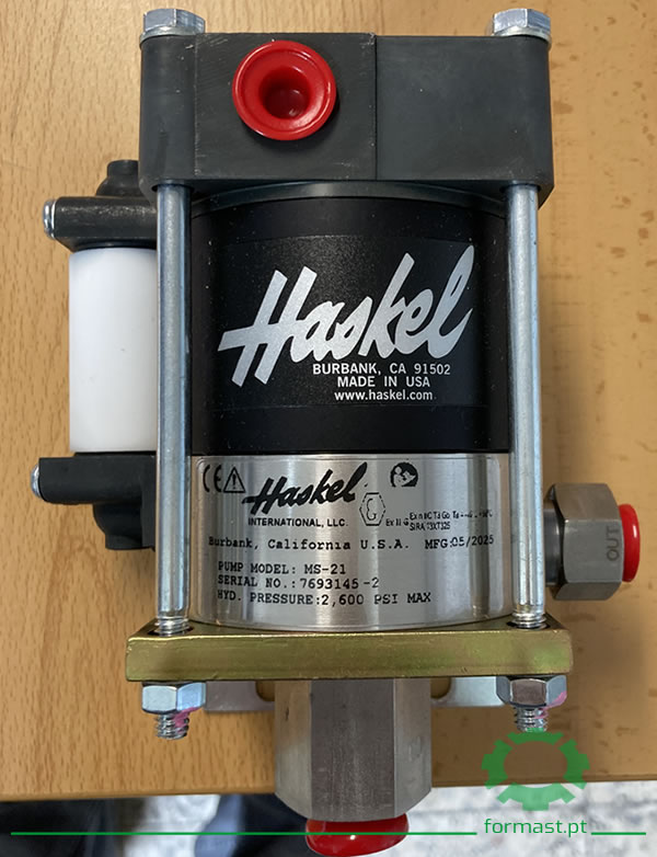 Bomba Pneumática Haskel. Formast