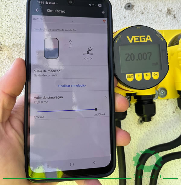 Fornecimento, Instalação e Comissionamento de Instrumentação VEGA em ETAR. Formast