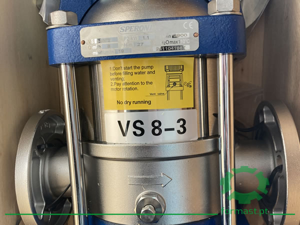 Electrobomba Vertical Speroni. Formast