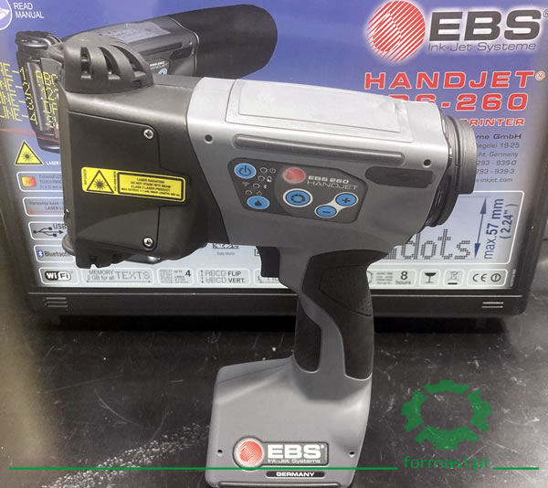 Impressora portátil EBS-260 – Marcação directa para maior eficiência em armazém. Formast