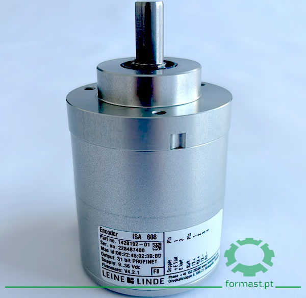 Encoder Leine Linde ISA 608 – Precisão e robustez para ambientes industriais severos. Formast