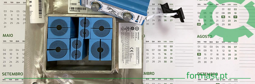 Vedação de entrada de cabos elétricos