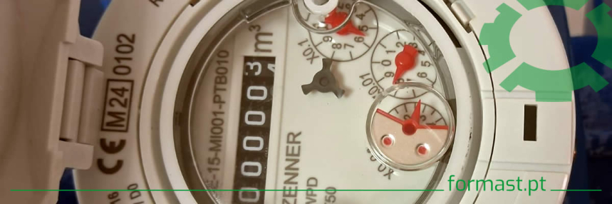 Contador de &Aacute;gua Fria Zenner WPD HD DN80