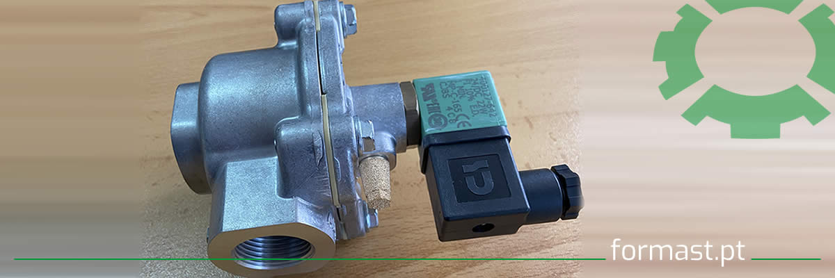 Electroválvula de despoeiramento