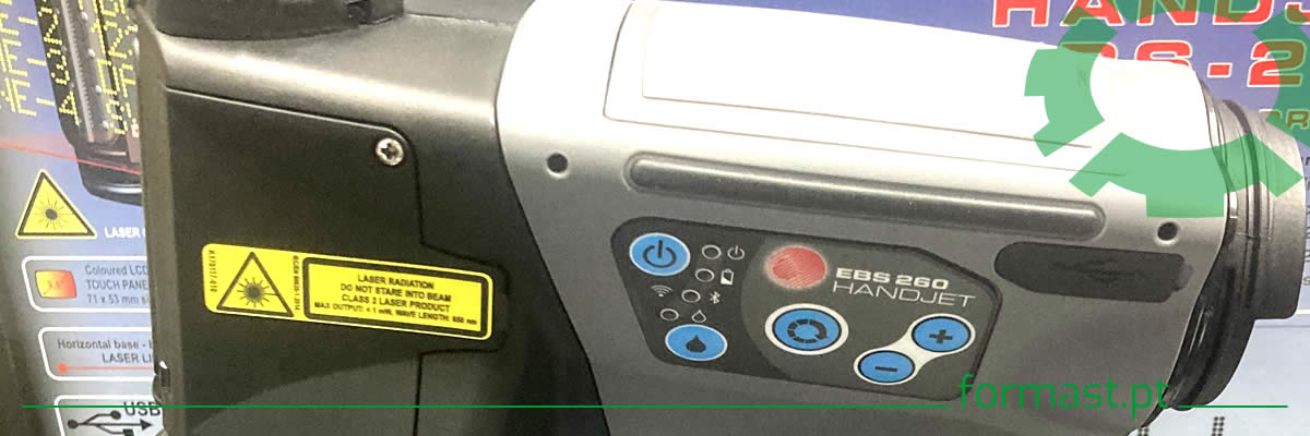 Impressora port&aacute;til EBS-260 &ndash; Marca&ccedil;&atilde;o directa para maior efici&ecirc;ncia em armaz&eacute;m