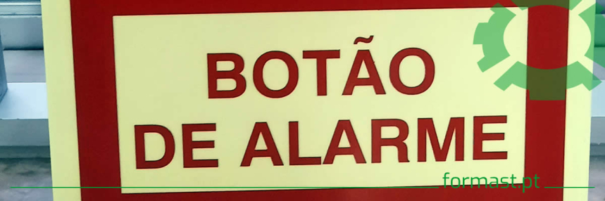 Sinais de segurança fotoluminescentes