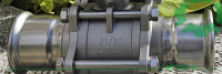 V&aacute;lvula esfera INOX 316 3 corpos prensar 76mm NUMEPRESS