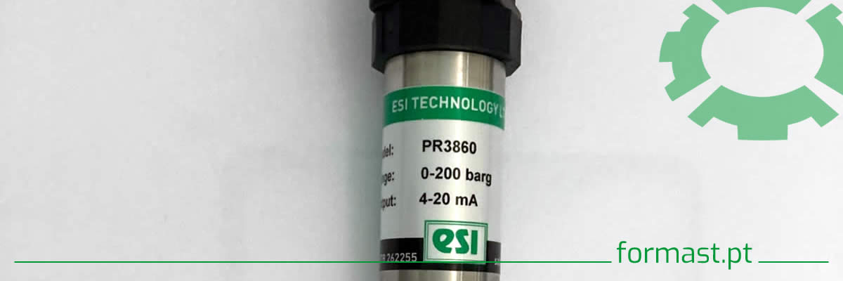 Transmissor de Pressão PR3860. Estabilidade térmica para aplicações laboratoriais