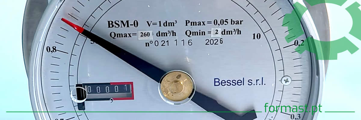 Bessel BSM-0 - Medição volumétrica de gás para aplicações laboratoriais